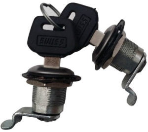 ukscooters ROYAL ENFIELD SIDE TOOL BOX LOCK PAIR NEW LOCKS SWISS