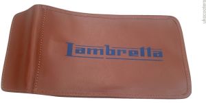 LAMBRETTA HANDY TOOLKIT BLACK ,TAN AND BROWN GENUINE LEATHER POUCH NEW