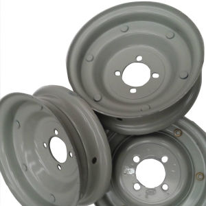 VESPA 8 INCH WHEEL RIM X 3 SILVER VBB VNB ETC HEAVY DUTY 8" NEW RIMS
