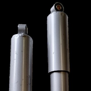 lambretta Pair of escorts dampers silver grey new Gp Li Tv Sx