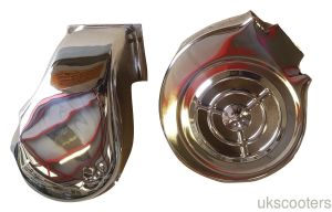 LAMBRETTA CYLINDER COWL FLYWHEEL COVER CHROMED GP LI TV SX