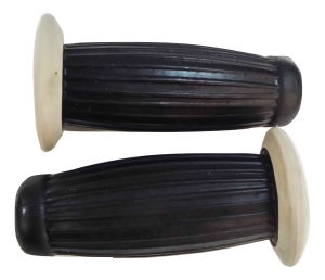 ukscooters LAMBRETTA HANDLEBAR BARREL GRIPS BLACK GP LI TV SX NEW 22MM BALLOON