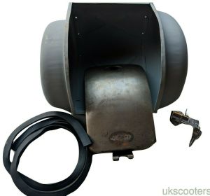 ukscooters LAMBRETTA GP S3 METAL PRIMER COMPLETE TOOLBOX WITH DOOR, RUBBER LOCK