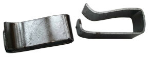 ukscooters LAMBRETTA SIDE PANEL CLIPS CHROME BUFFERS PAIR NEW GP LI TV SX