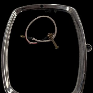 ukscooters LAMBRETTA GP 125 150 200 DL HEADLIGHT RIM POLISHED WITH EARTH WIRE