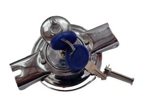 ukscooters VESPA PETROL TANK CAP LOCKABLE KEYS VBB GL SUPER SPRINT FUEL COVER