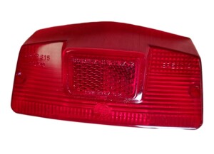 ukscooters LAMBRETTA GP DL REAR LIGHT GLASS LENS RED ITALIAN BOSATTA NEW