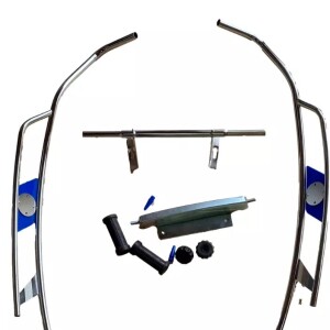 ukscooters VESPA CHROME FLORIDA CRASH BARS PX 125 150 200 CUPPINI