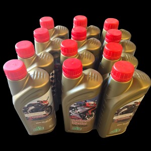 12 Rock Oil 2Stroke Synthesis 2 Injector 1 Litre x 12 + MEASURING JUG