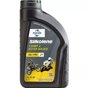 Fuchs Silkolene Comp 2 2-Stroke Oil – 1L Ester Based Injector Ansd Premix oil