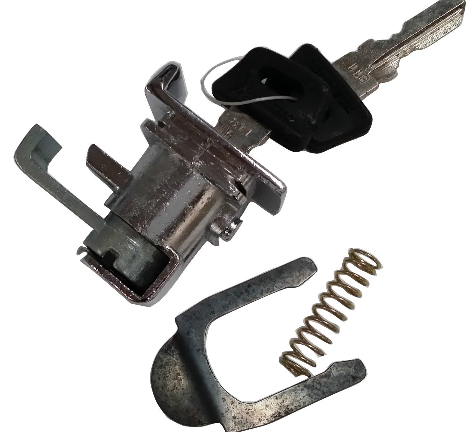 Vespa Toolbox Lock Chrome With Two Keys Px Lml Efl Glovebox New Tool Box